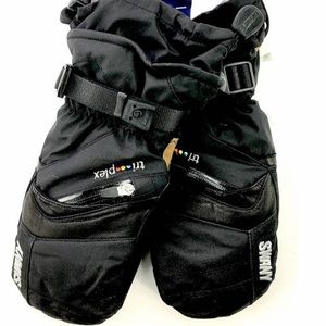 Swany Triplex  Mitten Black  youth S (5-6)